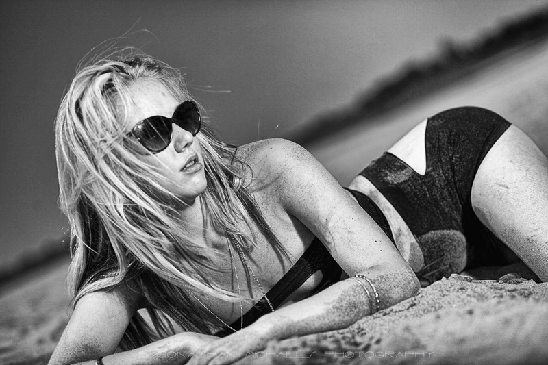 Female model photo shoot of Amy Bodnarchuk in Bareass Beach