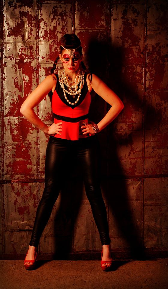 Female model photo shoot of Miss CarlyW by DVan Houten Photography in Art Factory- Paterson, NJ, makeup by Cara Silverman