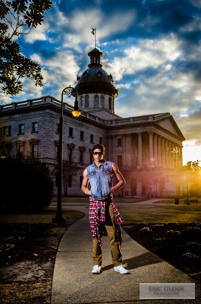 Male model photo shoot of ericglennphoto in SC State House, Columbia SC