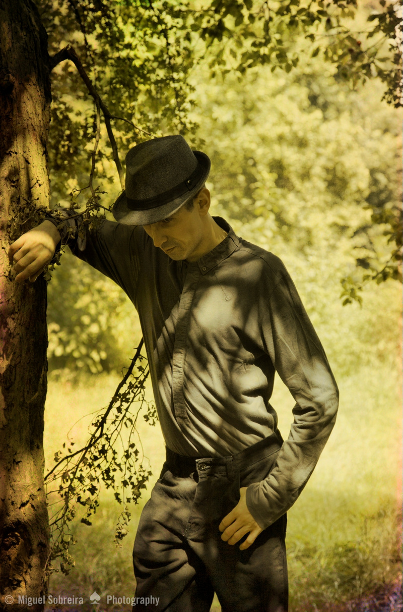 Male model photo shoot of Ricki Jameson by Miguel Sobreira in Clapham Common, London