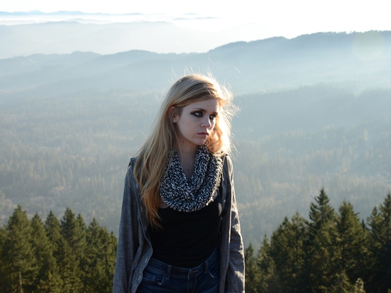 Female model photo shoot of Sydney Mathews in Eugene, OR (Spencer's Butte)
