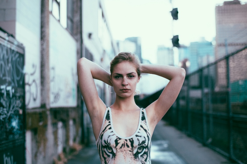 Female model photo shoot of Ira maslenikava in Gastown, Vancouver