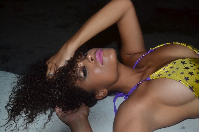 Female model photo shoot of Kat Jade in South Beach Miami, FL