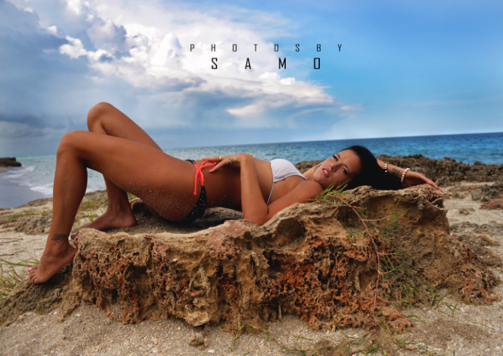 Female model photo shoot of HaleyJo21 in Bathtub Beach PSL,FL