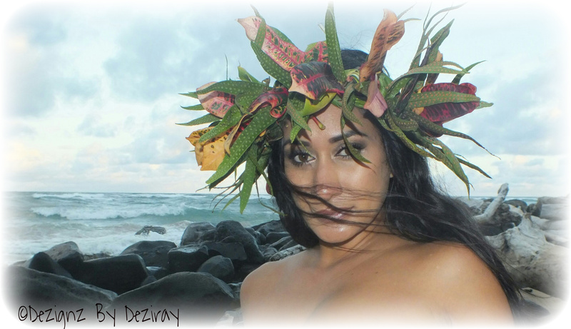 Female model photo shoot of Photography By DES  in Lydgate Beach, Kauai