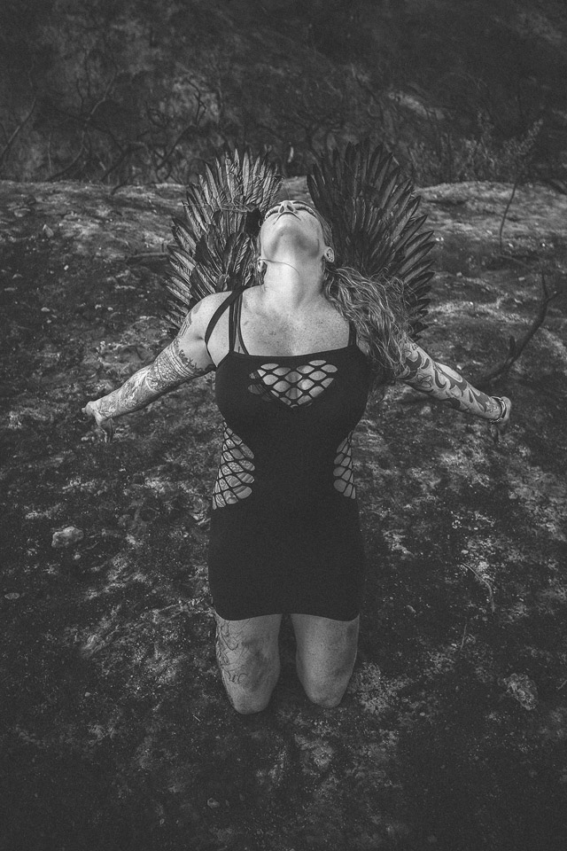 Female model photo shoot of Tyche Ives by David Bernie