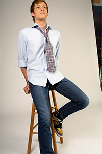 Male model photo shoot of Chris A Miller Photography in Studio