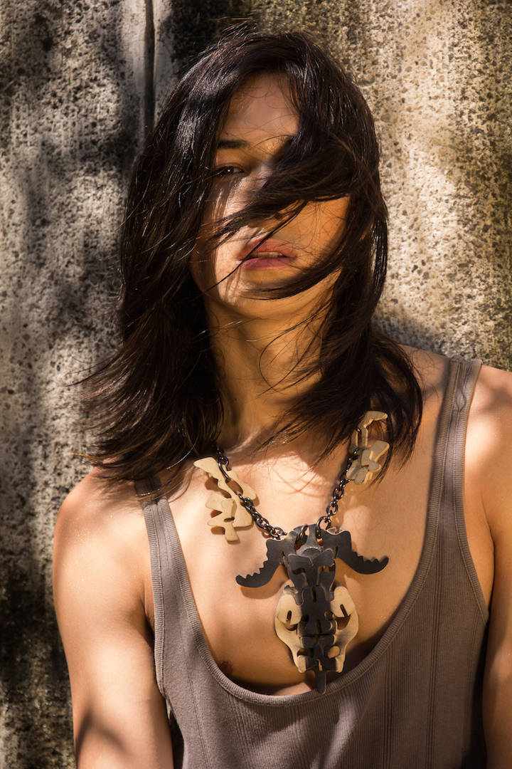 Male model photo shoot of Santy Calalay in Wolves Den Studio, New Manila