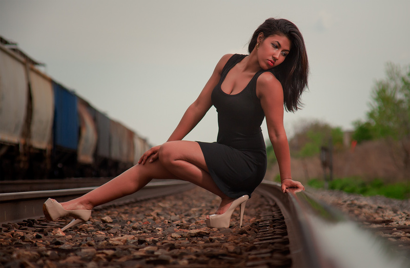 Female model photo shoot of Thalia Janai by Donald M Falls