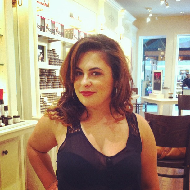 Female model photo shoot of rosielove12 in Bare Minerals Boutique