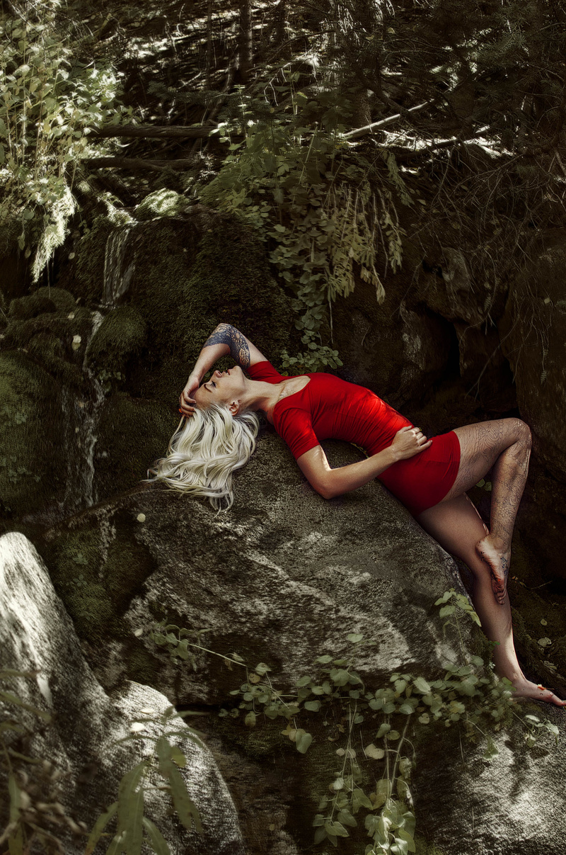Male model photo shoot of JS Webb in Red Forest