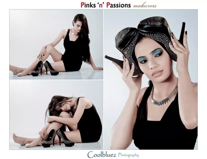 Female model photo shoot of Tarang Makeup Artist by coolbluez in coolbluez studios
