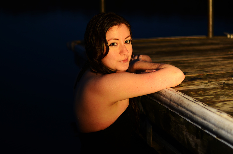 Female model photo shoot of Stephanie Wisdom in Brawner Lake