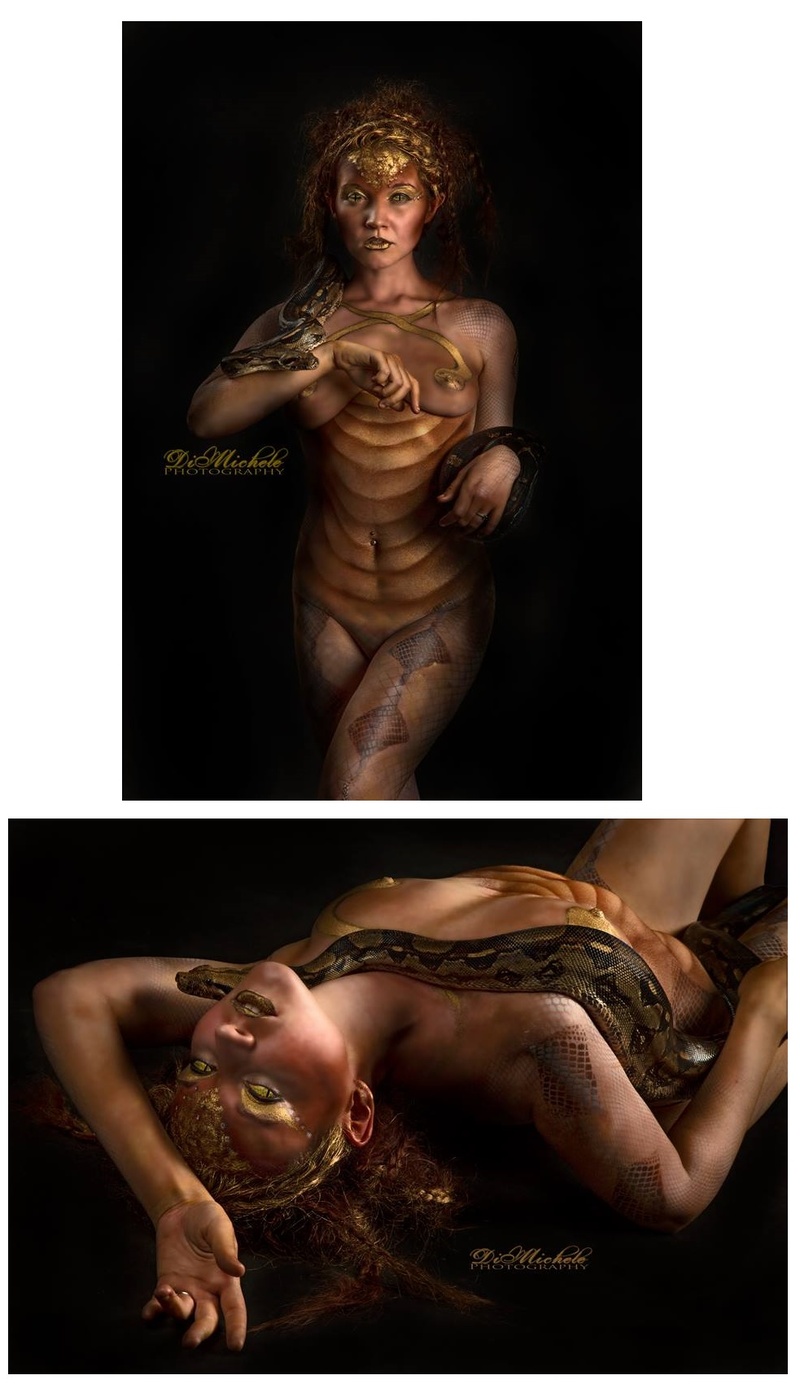 Female model photo shoot of Amber Wrightington and lauren aka sexi pumpkin by Rick DiMichele