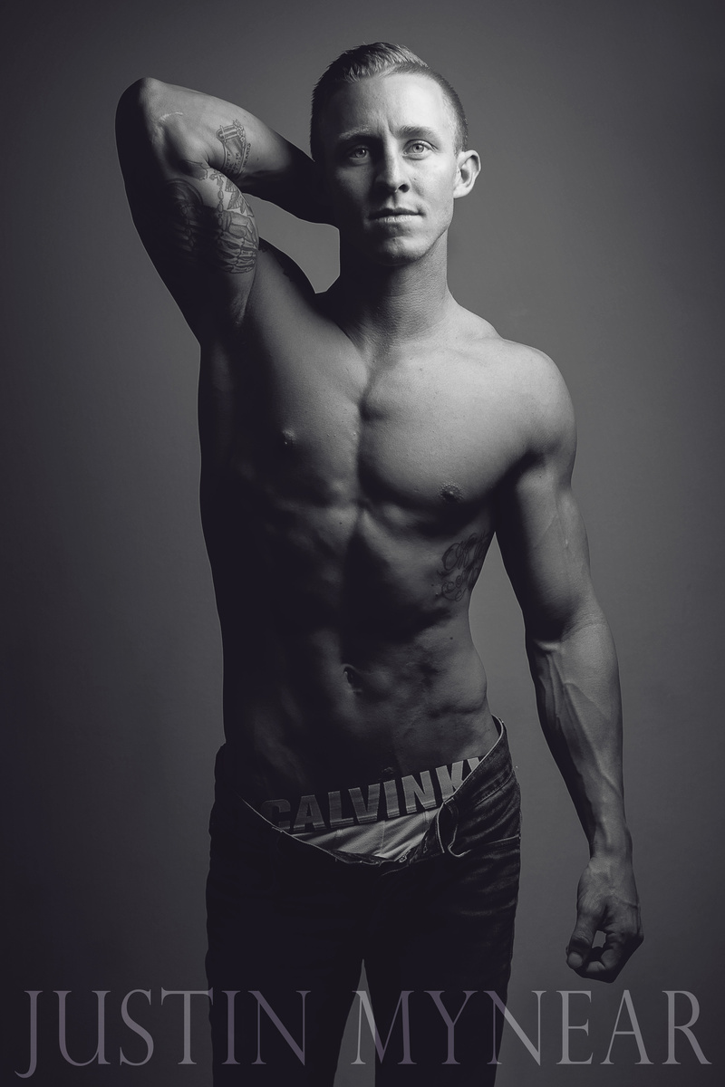 Male model photo shoot of Justin Mynear by Sverluv