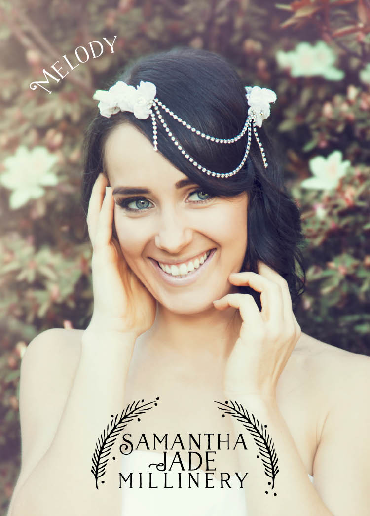 Female model photo shoot of Samantha Jade Millinery in Australia