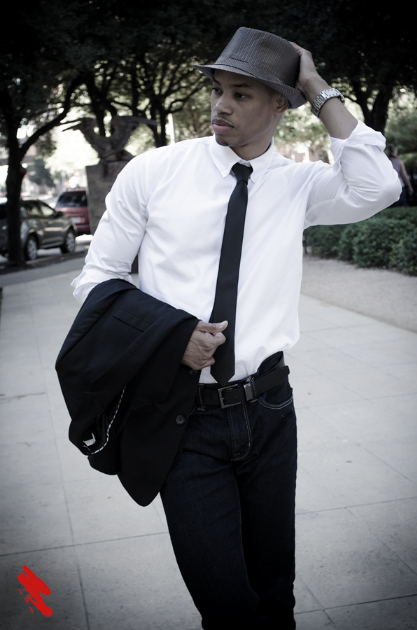Male model photo shoot of Jeramy Roberts in Houston, Texas (Downtown)