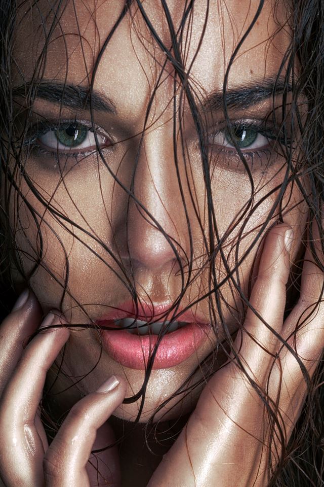 Female model photo shoot of valentine makeup by stephaneb