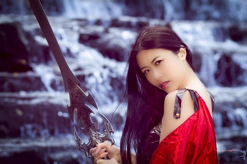 Female model photo shoot of Catalina Yue by erics_Toronto_GTA in Albion Falls