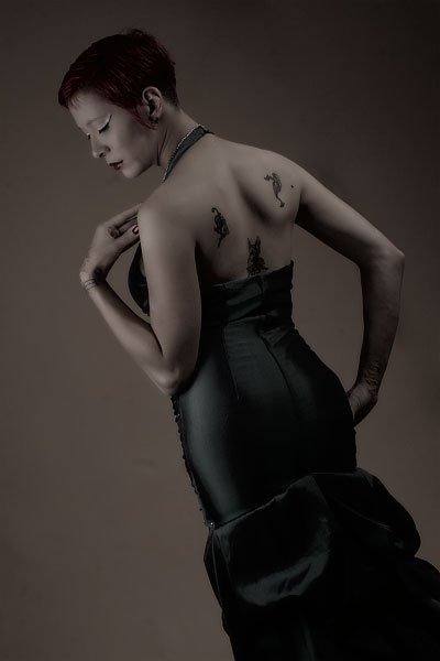 Female model photo shoot of Kali_Kuan_Yin
