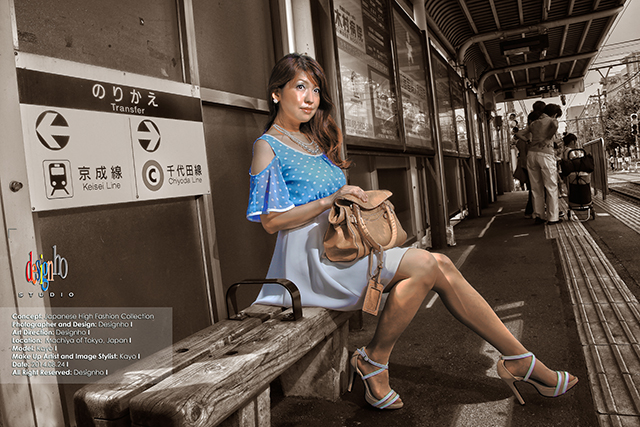 Male and Female model photo shoot of Designho and mo mo ku ma in Tokyo of Japan