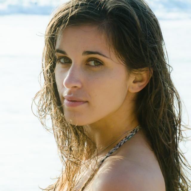 Female model photo shoot of Alexandra Iacob in Healing Ohm - Santa Monica