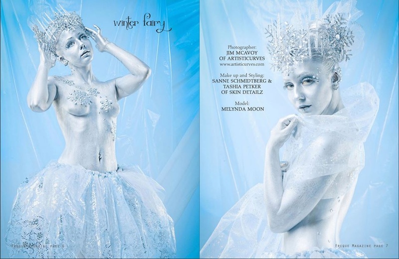Female model photo shoot of Skin Detailz and Melynda  Moon by ArtistiCurves  in Hespler, ON