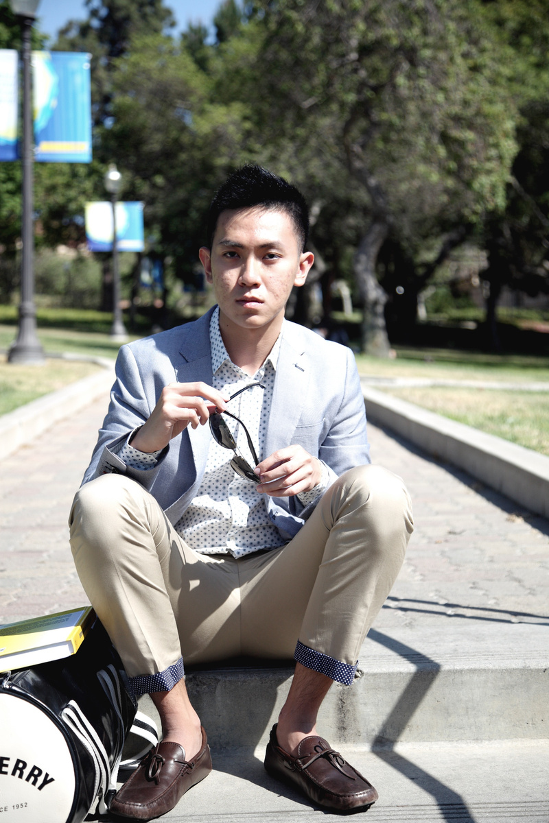 Male model photo shoot of Kevin Suh by DgtlPhoto in UCLA