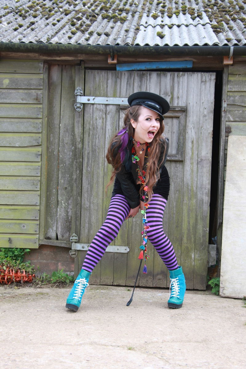 Female model photo shoot of purpleris in England
