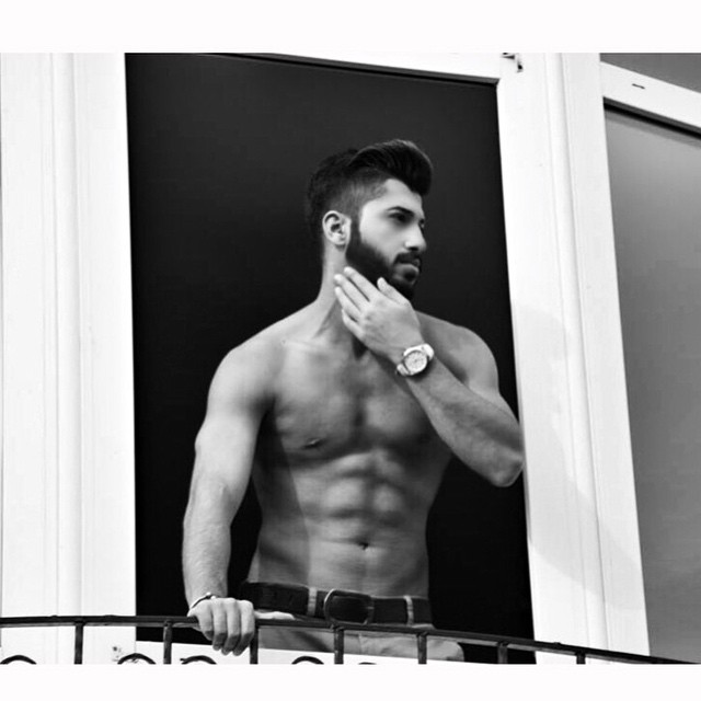 Male model photo shoot of Omar Berk TRGT