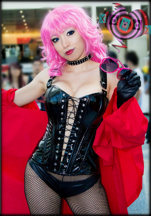 Female model photo shoot of Vicious Kurai in Anime Expo 2013