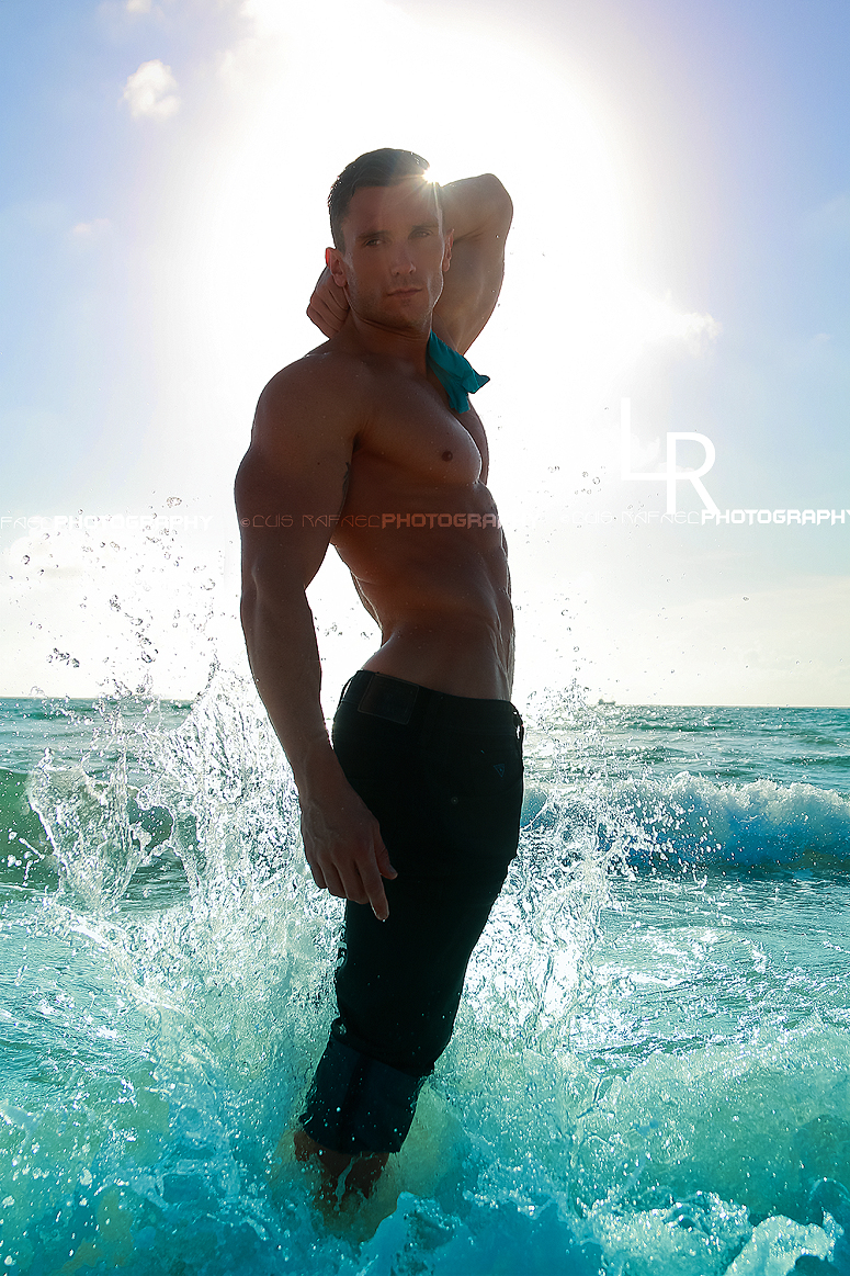 Male model photo shoot of Paul Dodz in South Beach, Miami