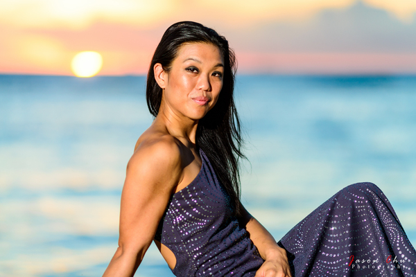 Female model photo shoot of J-Mi in Waikiki Beach