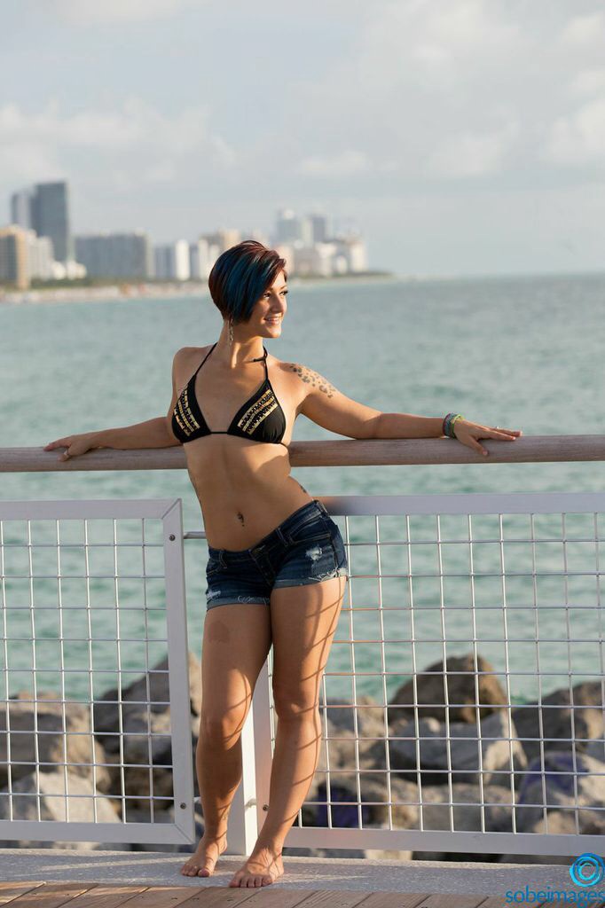 Female model photo shoot of KyraRae by SoBe Images in Miami