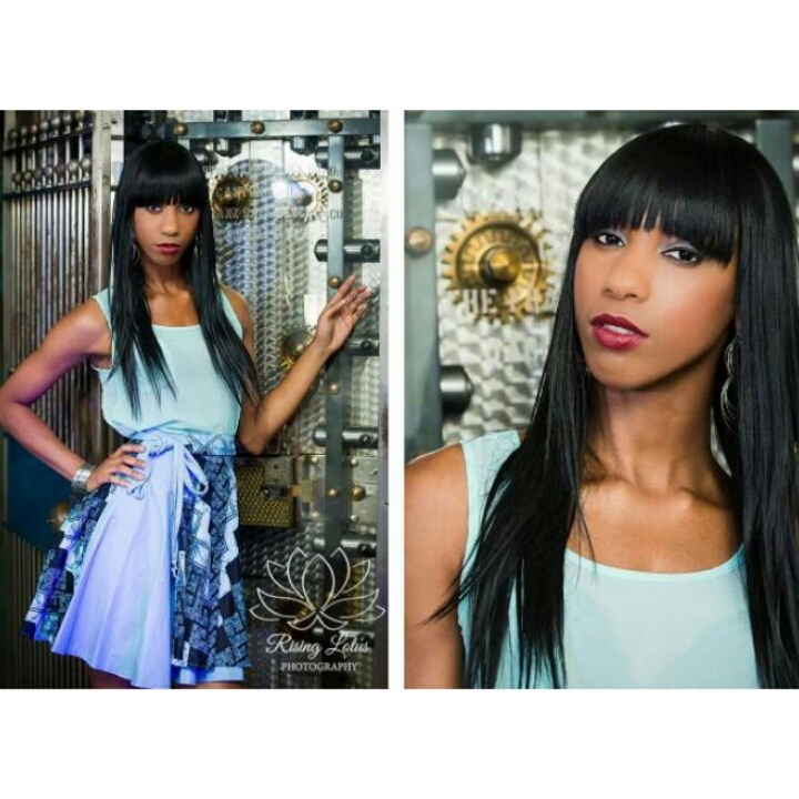 Female model photo shoot of brittany symone in The vault
