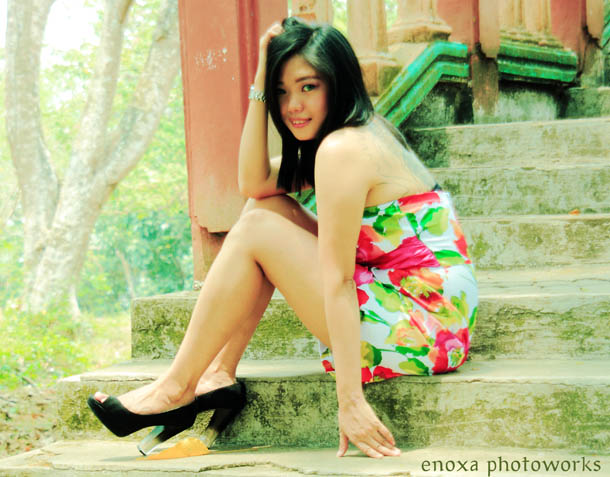 Female model photo shoot of Sherine Aprillia in Palembang - Indonesia