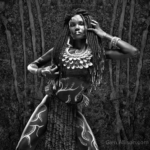 Female model photo shoot of Laurine Akinyi by Tribal Wild in Bangkok