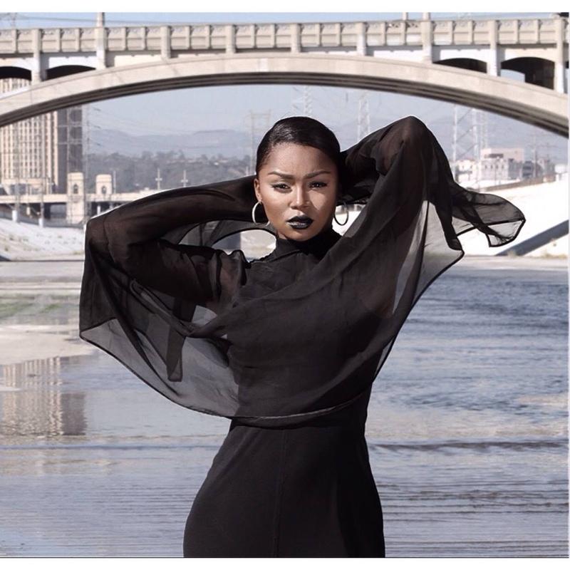 Female model photo shoot of Meganxo in Downtown LA