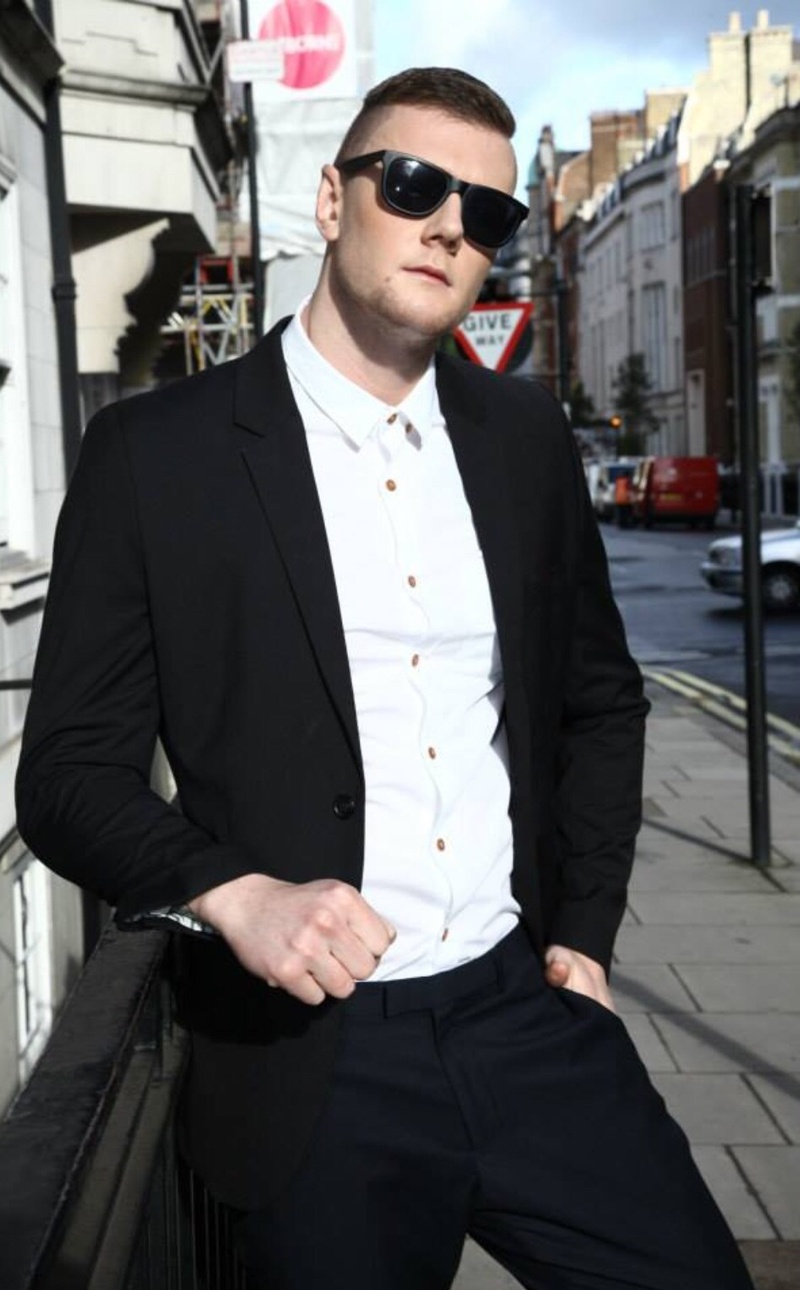 Male model photo shoot of Sam baker  in London