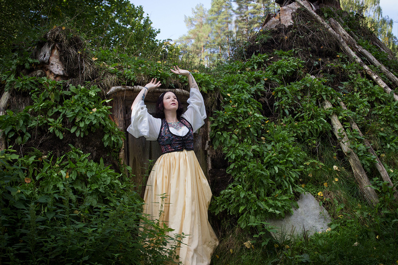 Male and Female model photo shoot of Svime and Mistress Zelda in Norsk Folkemuseum, Oslo