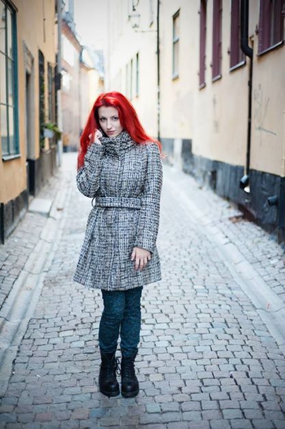 Female model photo shoot of DannaVictoria in Gamla Stan, Stockholm