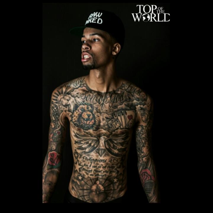 Male model photo shoot of Raw inked