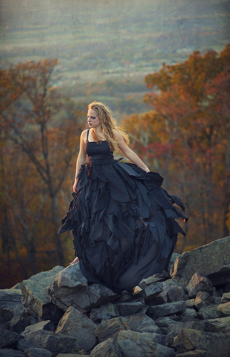 Female model photo shoot of Lauren Zurchin Studios in Washington Monument State Park, MD