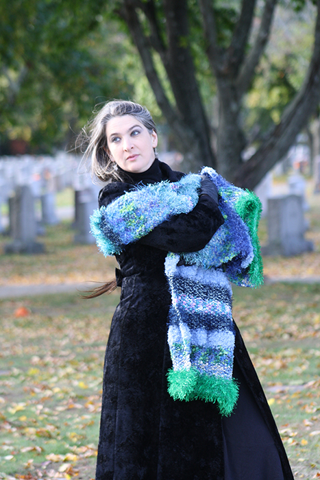 Female model photo shoot of Madame Ximon in Mount Saint Mary's Cemetery, Pawtucket, Rhode Island