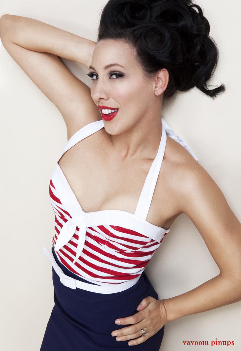 Female model photo shoot of Gina Ferraro by Vavoom Pinups in Chicago, IL