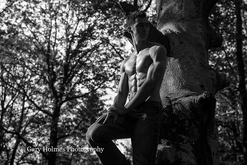 Male model photo shoot of James Kew by Gary Holmes Photography