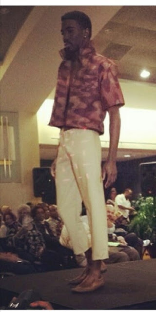 Male model photo shoot of Runway Ray in Atlanta fashion show