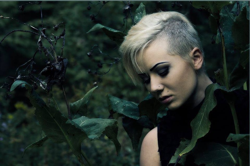 Female model photo shoot of AuroraMoulin in Botanical Gardens