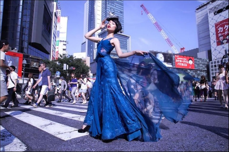 Female model photo shoot of junkoA in @Tokyo