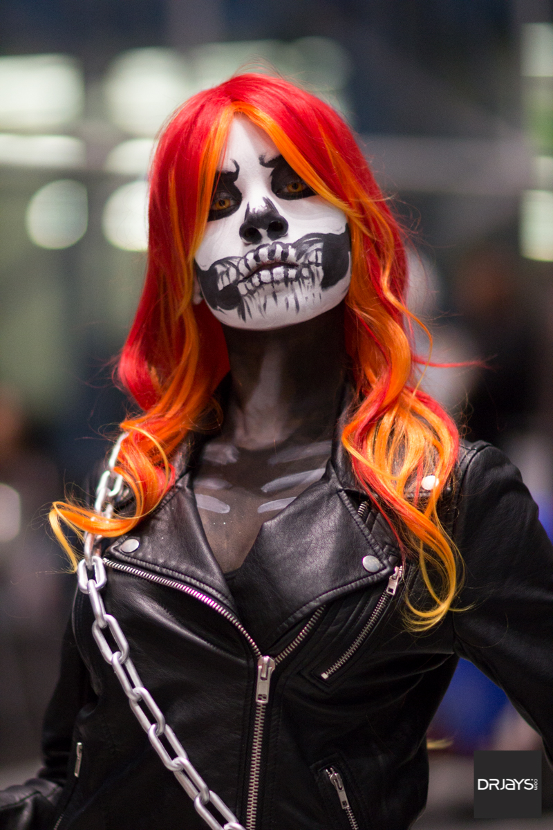Female model photo shoot of jDOT in New York Comic Con 2014